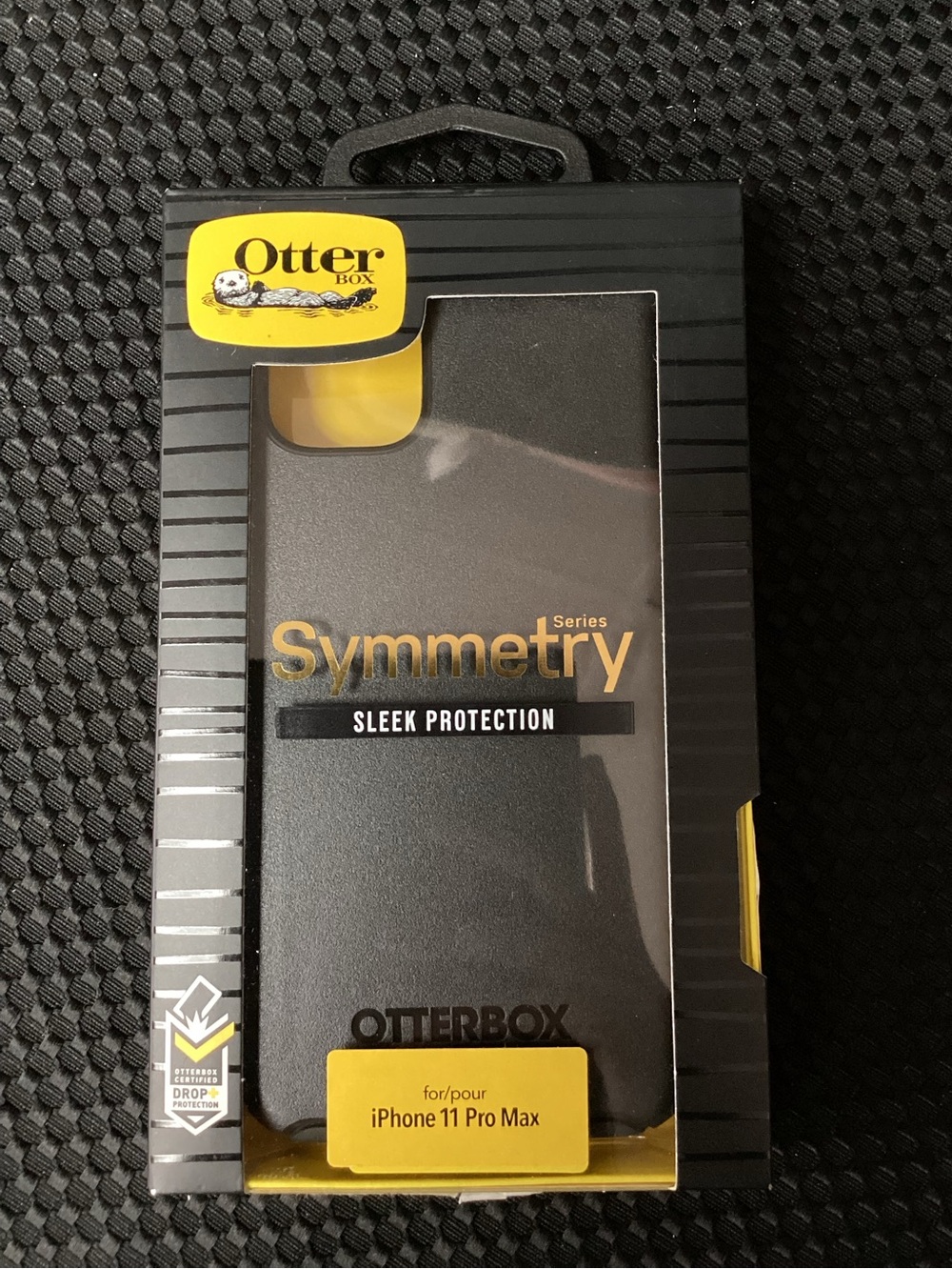 OtterBox Symmetry Series Black and Yellow iPhone 11 Pro Max Case